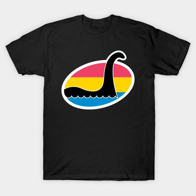 Pansexual Nessie Cryptid Pride T-Shirt by Nerd Trinkets